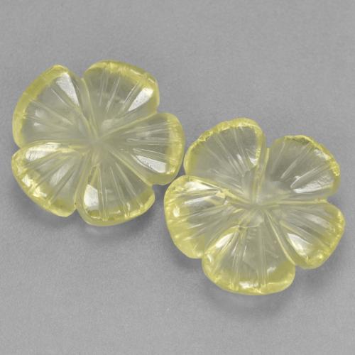 Achetez naturel 7,27ct jaune quartz gems, taille fleur, en provenance brésil chez gemselect. en stock, livraison internationale!