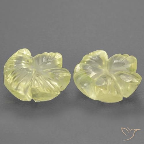 Shop natural 2.87ct Jaune citron Quartz gems, Taille Fleur, from Brésil at GemSelect. In stock, global shipping!