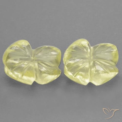 Shop natural 2.43ct Jaune citron Quartz gems, Taille Fleur, from Brésil at GemSelect. In stock, global shipping!