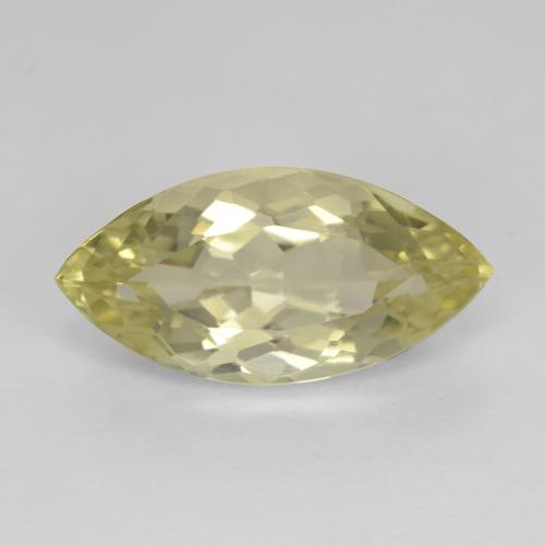 Quartz jaune naturelle marquise, 5,31 ct, VVS-VS