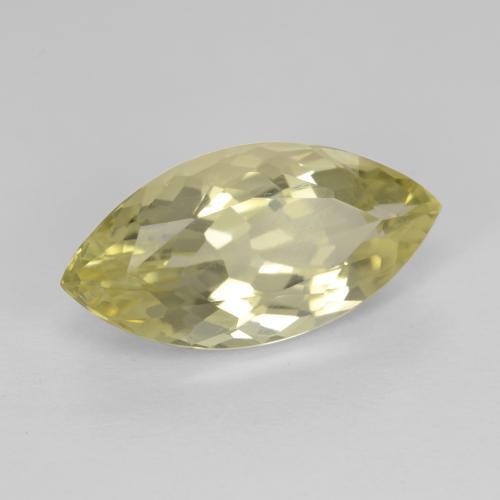 Quartz jaune naturelle marquise, 5,31 ct, VVS-VS