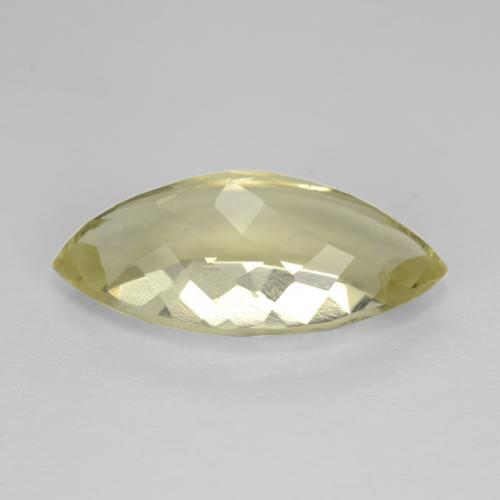 Quartz jaune naturelle marquise, 5,31 ct, VVS-VS