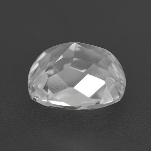 Quartz Blanc naturelle Coupe coussin, 2.63 ct, VVS-VS