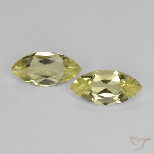 1.32ctw Naturel Jaune lagon Quartz, Marquise, VS