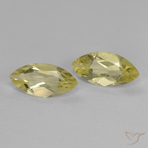 Shop natural 1.36ct Jaune pâle Quartz gems, Marquise, from Brésil at GemSelect. In stock, global shipping!