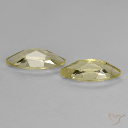 Shop natural 1.36ct Jaune pâle Quartz gems, Marquise, from Brésil at GemSelect. In stock, global shipping!