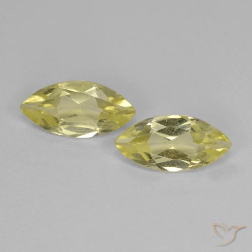 1.30ctw Naturel Jaune lagon Quartz, Marquise, VS