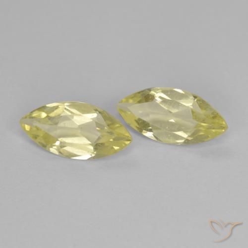 Shop natural 1.30ct Jaune lagon Quartz gems, Marquise, from Brésil at GemSelect. In stock, global shipping!
