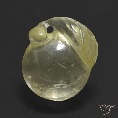 10.58ct Naturel Jaune moyen-léger Quartz, Fantaisie, Transparent