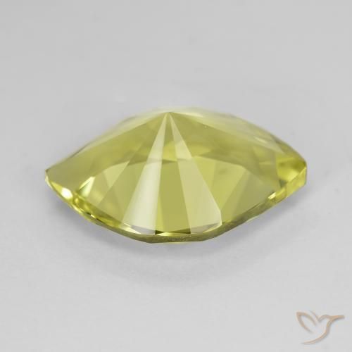 Quartz Vert clair naturelle Marquise, 6.99 ct, VVS