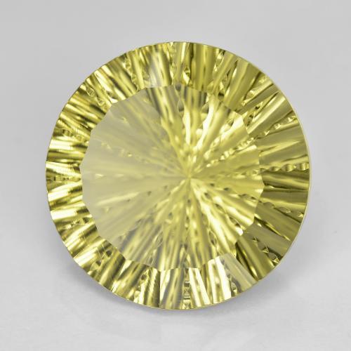 Quartz Vert chaud et terreux naturelle Forme fantaisie, 17.47 ct, VVS