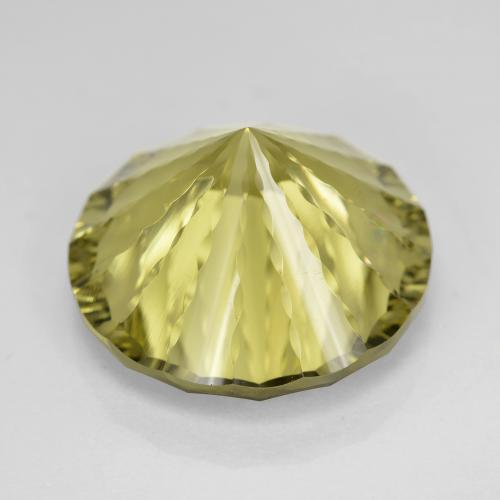 Quartz Vert chaud et terreux naturelle Forme fantaisie, 17.47 ct, VVS