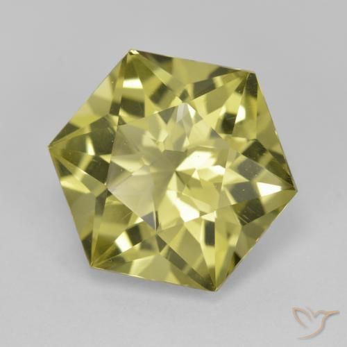 Quartz Jaune moyen naturelle Fantaisie, 7.26 ct, VVS-VS