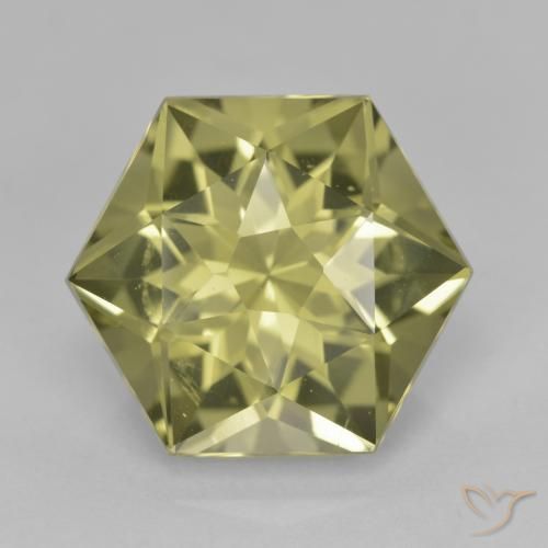 7.91ct Naturel Jaune verdâtre Quartz, Fantaisie, VVS
