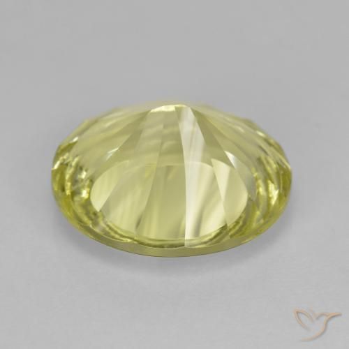 Quartz Jaune moyen naturelle ovale, 6.69 ct, VVS