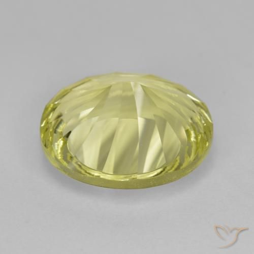 Quartz Jaune moyen naturelle ovale, 6.88 ct, VVS