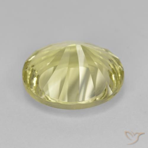 Quartz Jaune moyen naturelle ovale, 6.88 ct, VVS