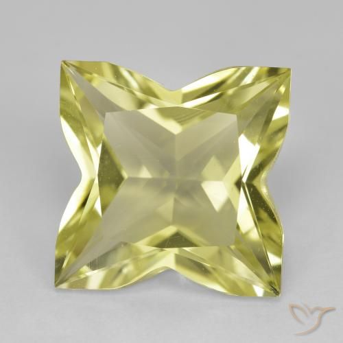 6.88ct Naturel Jaune moyen Quartz, Fantaisie, VVS
