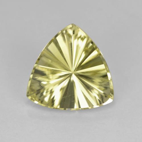 Quartz jaune naturelle trillion, 2,07 ct, VVS-VS