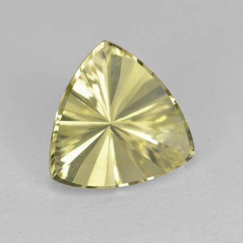 Quartz jaune naturelle trillion, 2,07 ct, VVS-VS