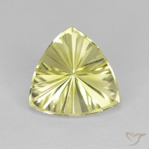 2.37ct Naturel Jaune moyen Quartz, Trillion, VVS