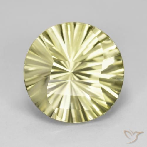 8.46ct Naturel Jaune clair Quartz, Tour, VVS