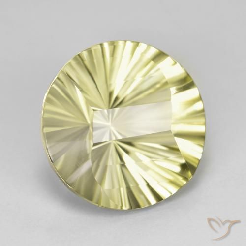 Quartz Jaune clair naturelle Tour, 8.46 ct, VVS