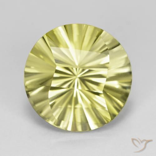 8.91ct Naturel Jaune verdâtre Quartz, Tour, VVS