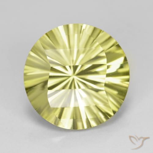 8.22ct Naturel Jaune moyen Quartz, Tour, VVS