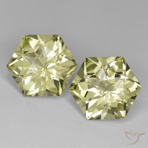 18.32ctw Naturel Jaune verdâtre Quartz, Fantaisie, VVS-VS