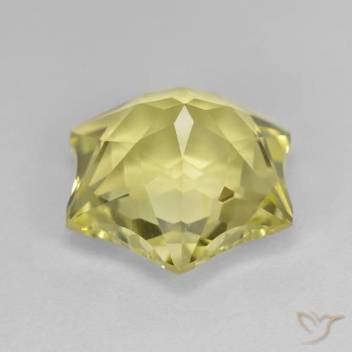 Quartz Jaune moyen-léger naturelle Fantaisie, 9.91 ct, VVS