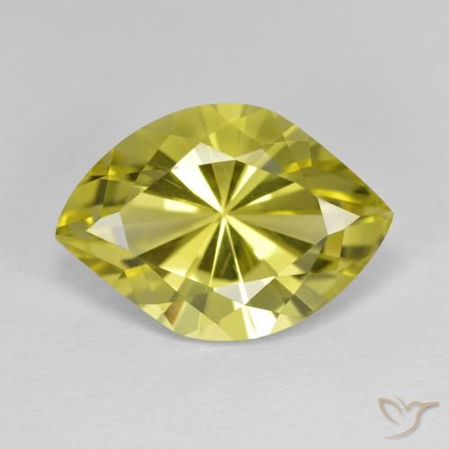 7.32ct Naturel Jaune clair Quartz, Fantaisie, VVS-VS