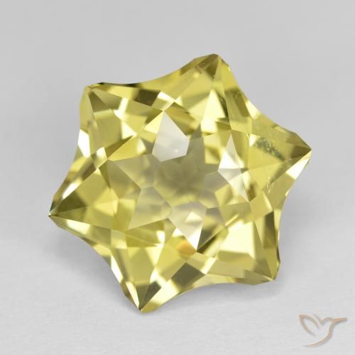 10.03ct Naturel Jaune clair Quartz, Fantaisie, VVS-VS