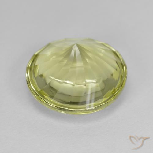 Quartz Vert jaunâtre naturelle Tour, 5.29 ct, Transparent