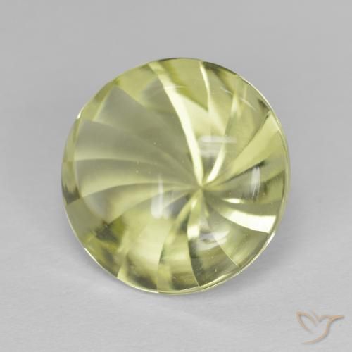 Quartz Jaune moyen naturelle Tour, 5.41 ct, Transparent