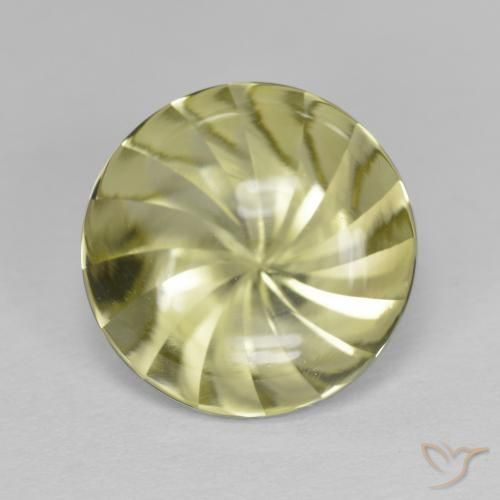 5.19ct Naturel Jaune moyen Quartz, Tour, Transparent