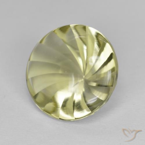Quartz Jaune moyen naturelle Tour, 5.19 ct, Transparent
