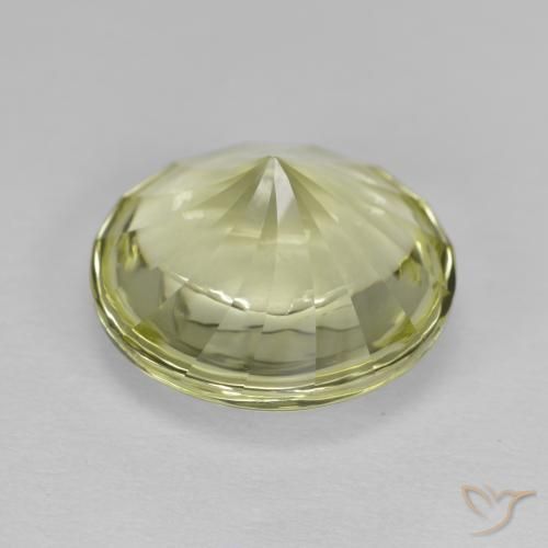Quartz Jaune verdâtre naturelle Tour, 5.32 ct, Transparent