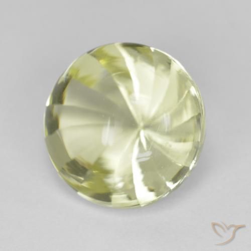 Quartz Vert jaunâtre naturelle Tour, 6.20 ct, Transparent
