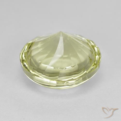 Quartz Vert jaunâtre naturelle Tour, 6.20 ct, Transparent