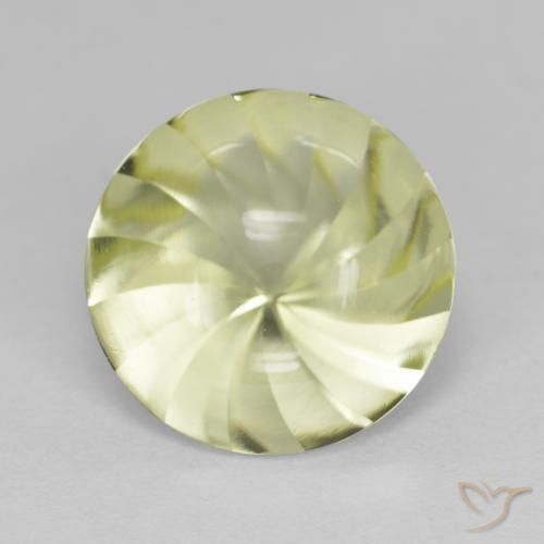 5.59ct Naturel Jaune moyen Quartz, Tour, Transparent