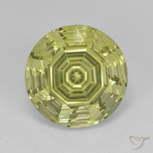6.24ct Naturel Jaune moyen Quartz, Tour, Transparent