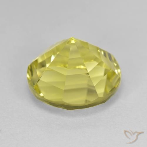 Quartz Jaune verdâtre naturelle Tour, 6.17 ct, VVS