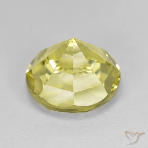 Quartz Jaune clair naturelle Tour, 6.33 ct, VVS
