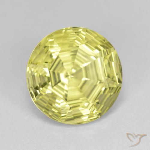 Quartz Jaune citron naturelle Tour, 5.89 ct, VVS-VS