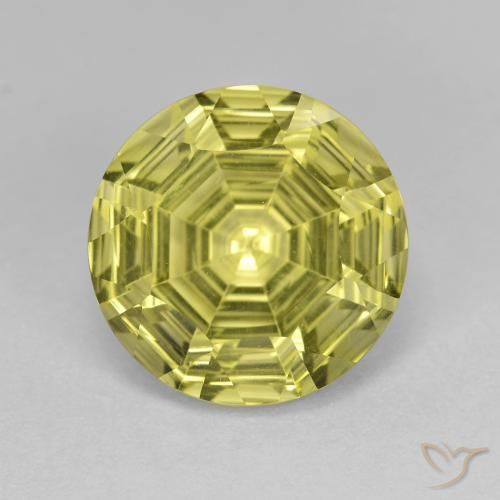 5.82ct Naturel Jaune clair Quartz, Tour, VVS-VS