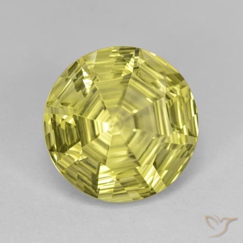 Quartz Jaune clair naturelle Tour, 5.82 ct, VVS-VS