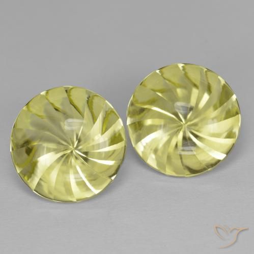 Shop natural 10.69ct Jaune ananas léger Quartz gems, Tour, from Brésil at GemSelect. In stock, global shipping!