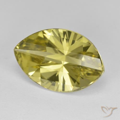 Quartz Jaune ananas naturelle Marquise, 9.97 ct, VVS