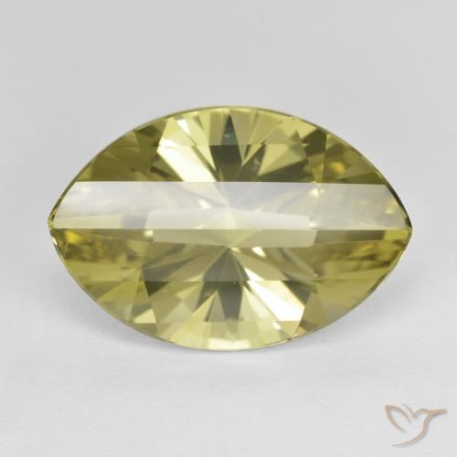 9.89ct Naturel Jaune moyen-léger Quartz, Marquise, VVS, Photo A